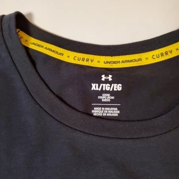 Curry x Under Armour Men's Size XL T-shirt - Picture 4 of 9